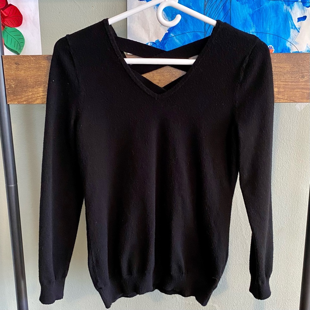 Love Ellie “Mia” back detail sweater size S
